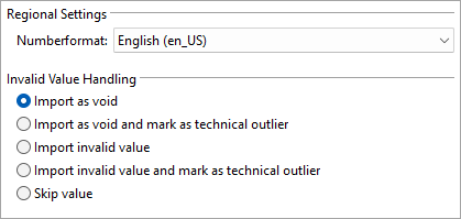 Configuration profile setup, Values tab